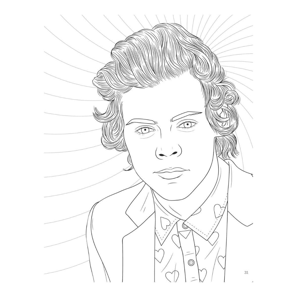 Colouring & Activity Book - Super Fabulous Harry Styles