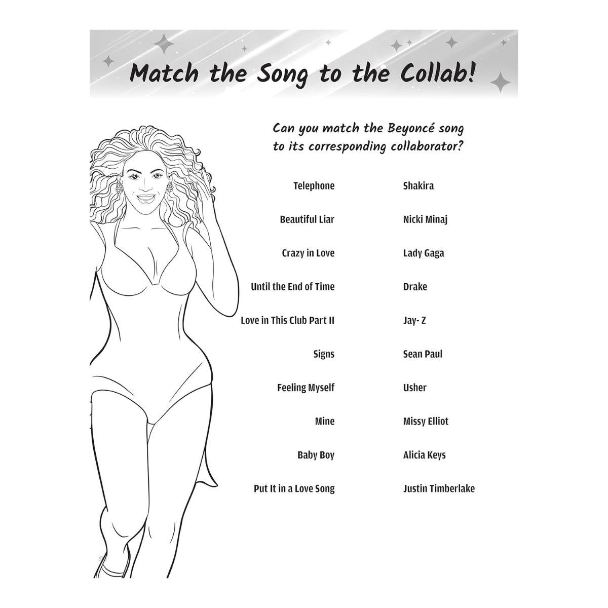 Colouring & Activity Book - Super Sensational Beyonce