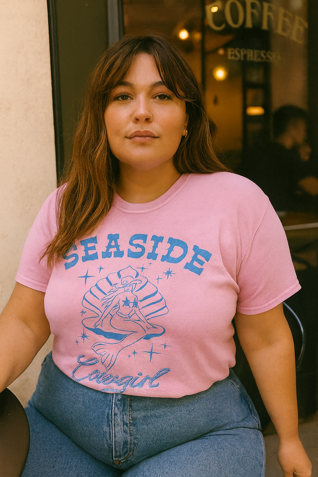 Graphic Tee - Seaside Cowgirl