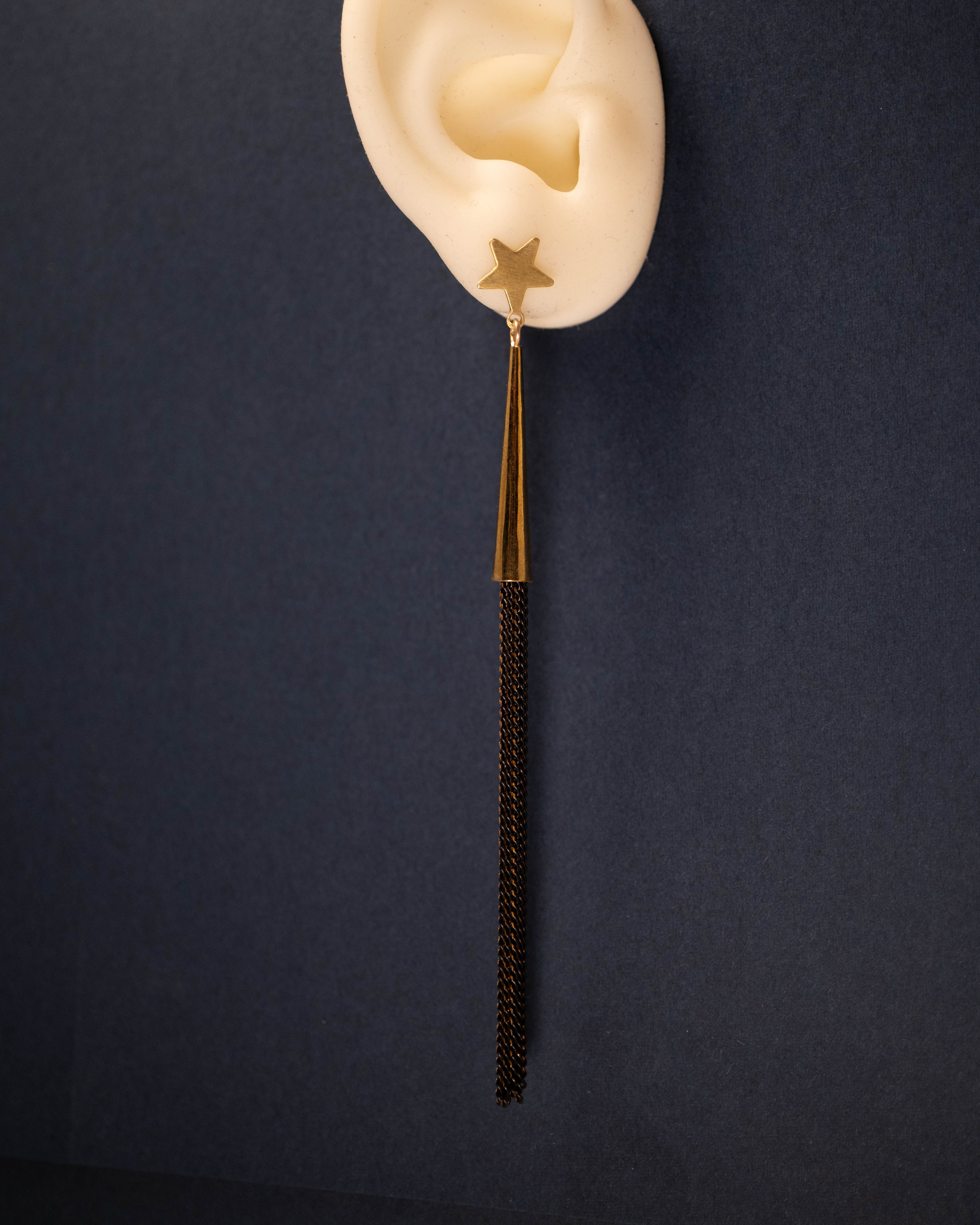 Break The Chain Earrings - Brass