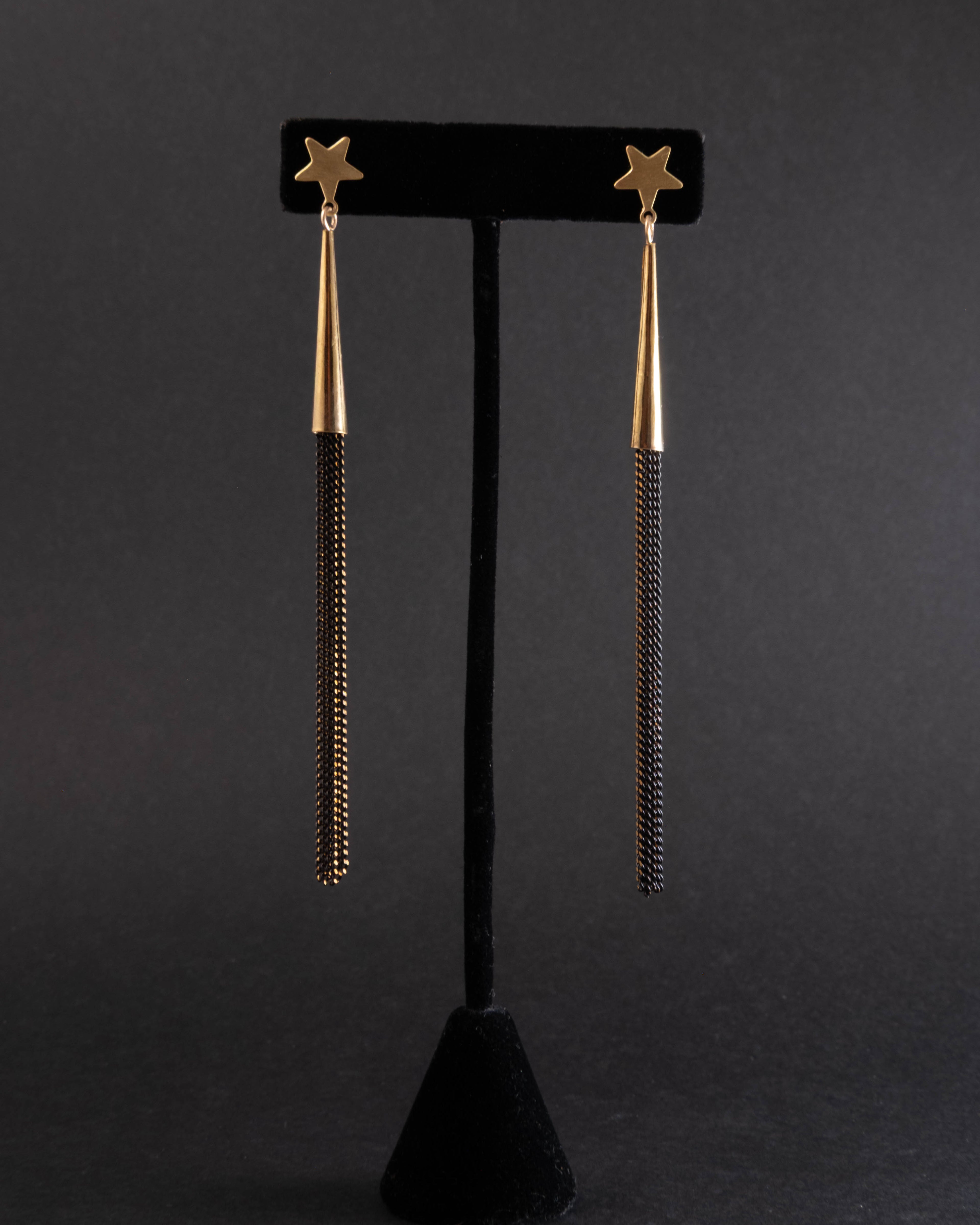 Break The Chain Earrings - Brass