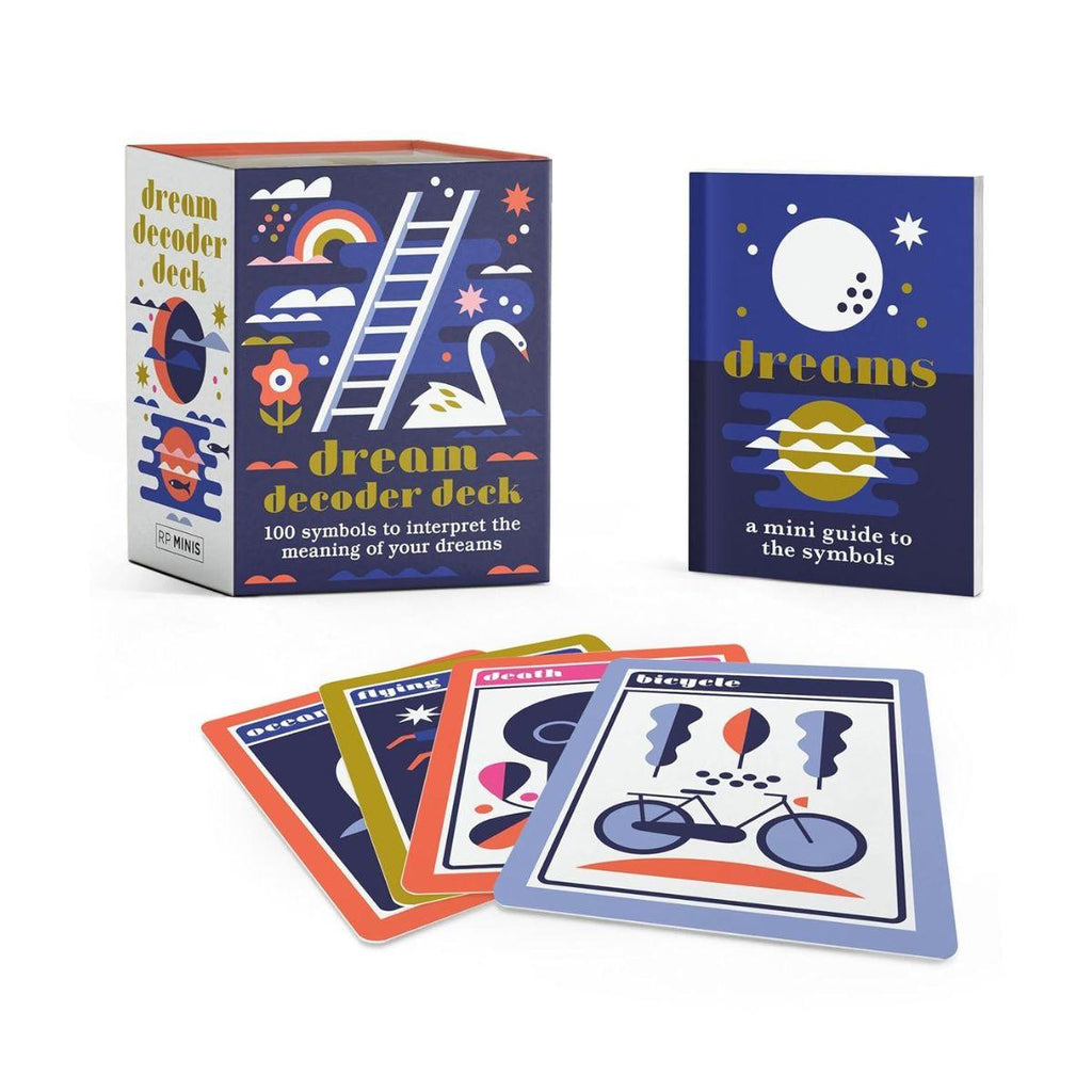 Dream Decoder Deck packaging and cards on a white background