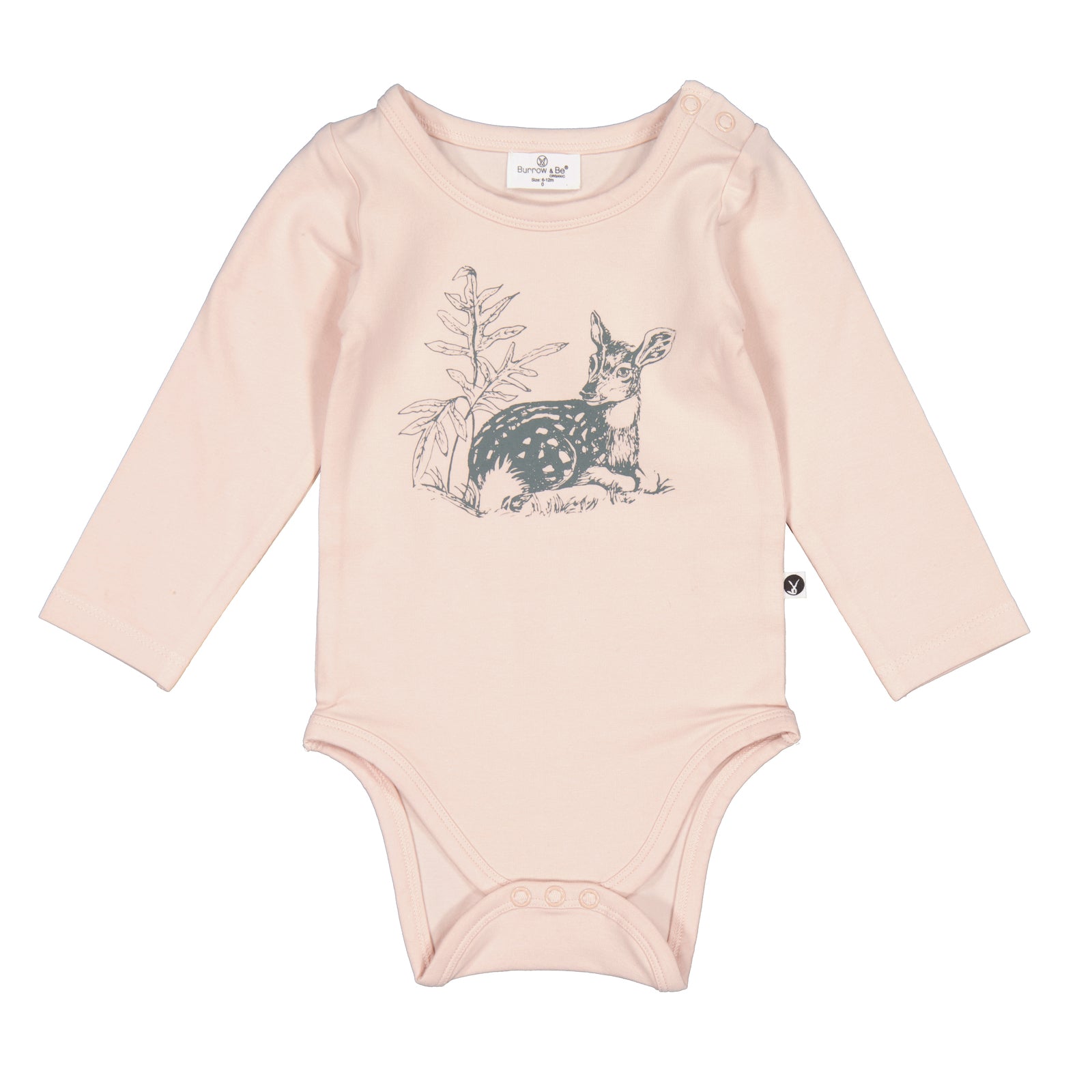 Long Sleeve Bodysuit - Blush Fawn