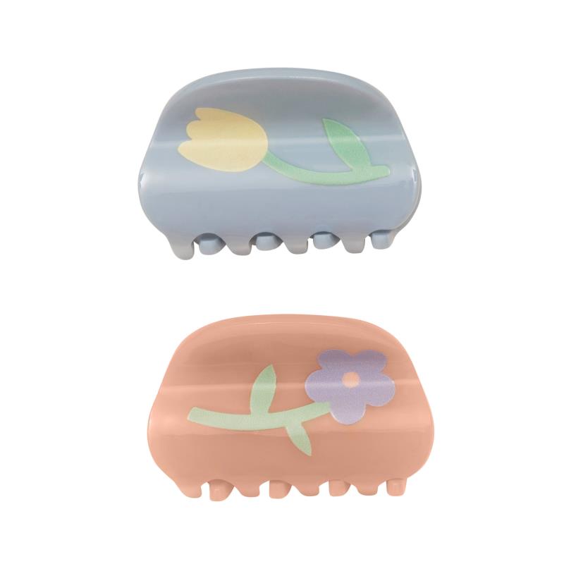 Hair Grip Set - Floral Pastel