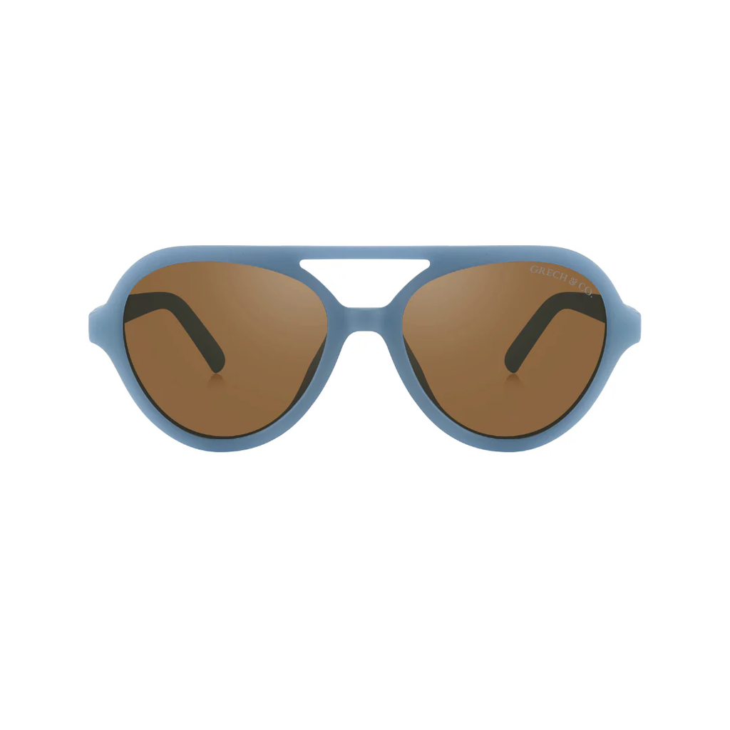 Polarized Unisex Aviator Sunglasses - Desert Teal