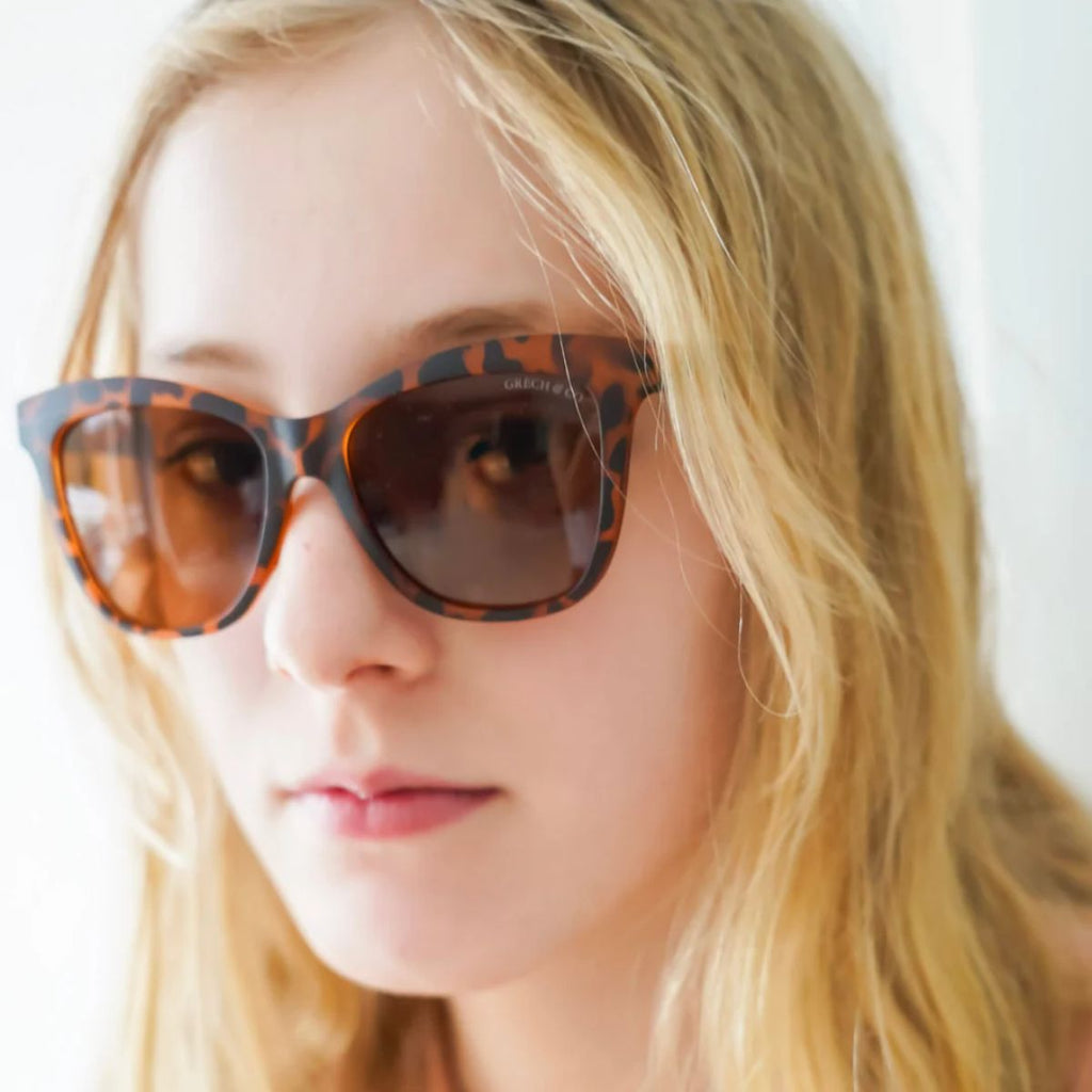 Polarized Unisex Wayfarer Sunglasses - Tort