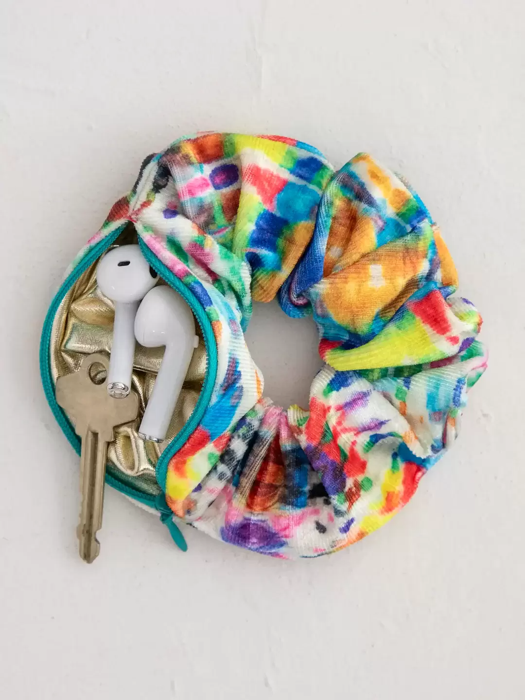 Hideaway Hair Scrunchie - Fuchsia