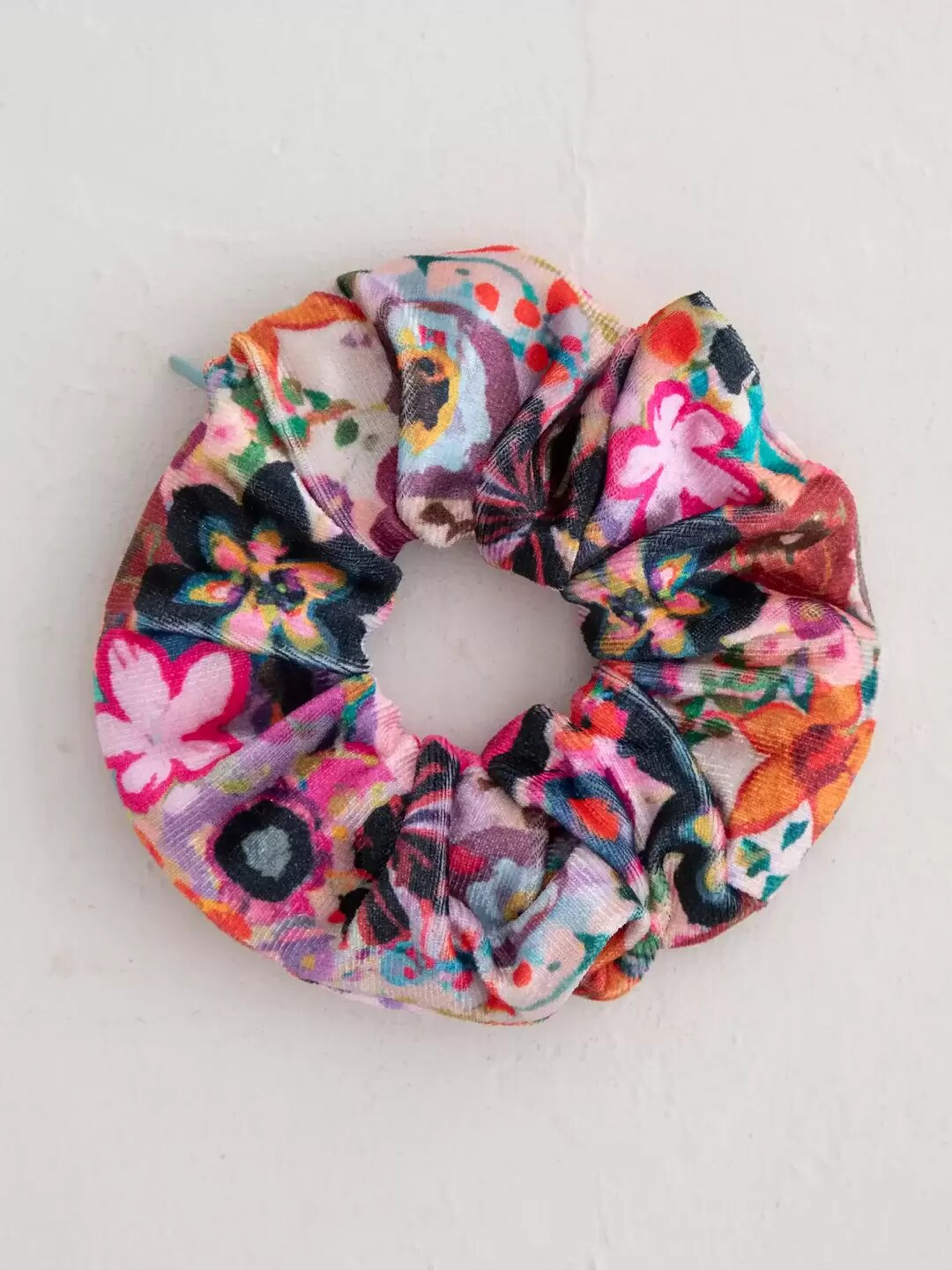 Hideaway Hair Scrunchie - Pink Meadow