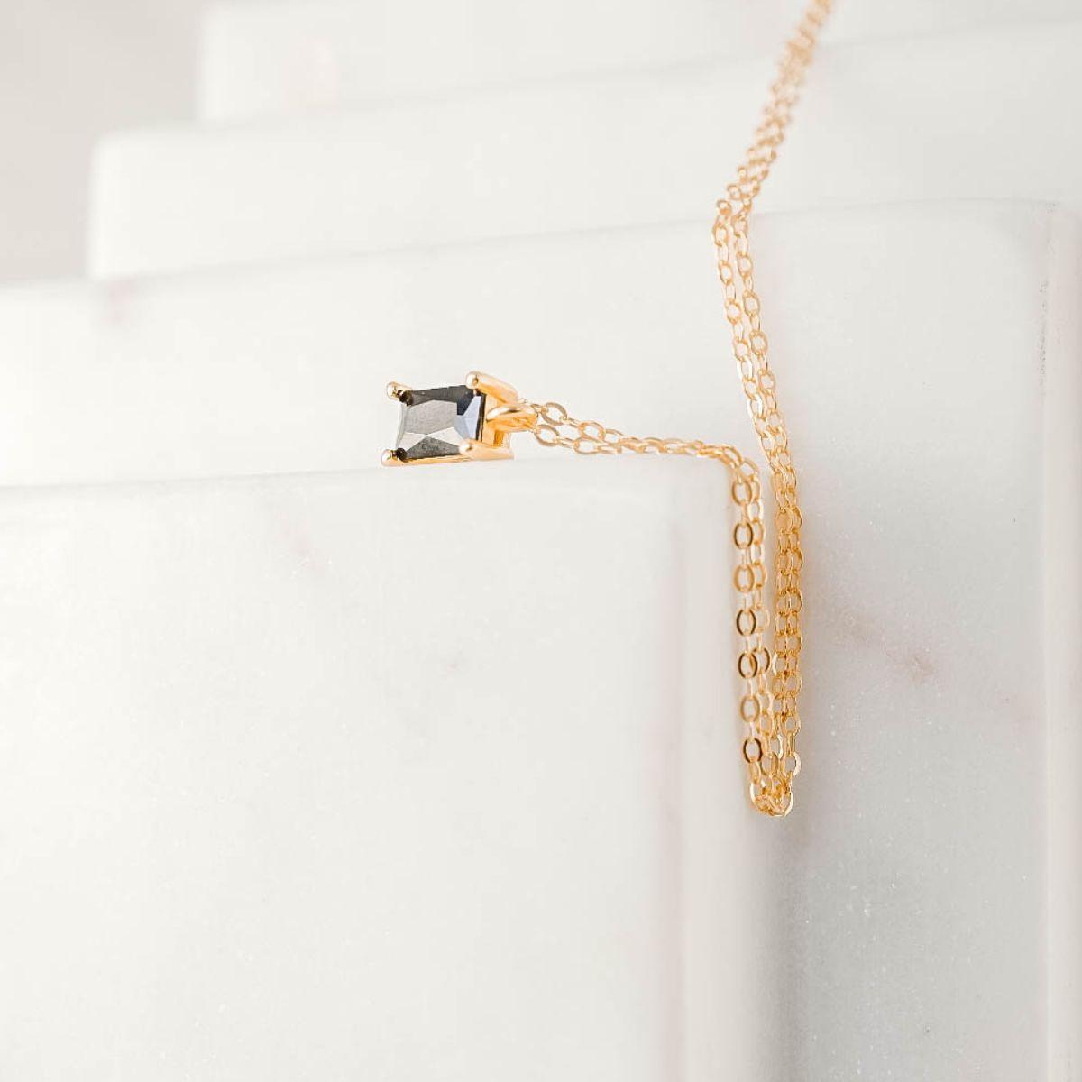 Hot Chocolate Necklace - Gold & Brown