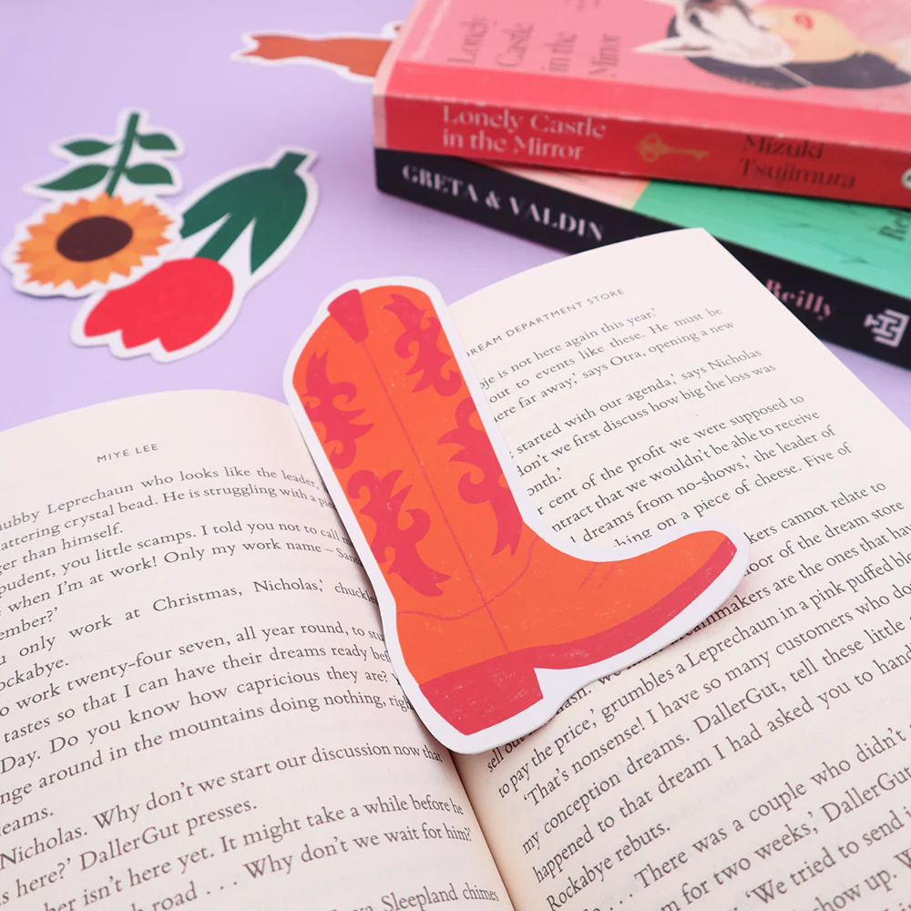 Iko Iko Cut Out Bookmark - Cowboy Boot
