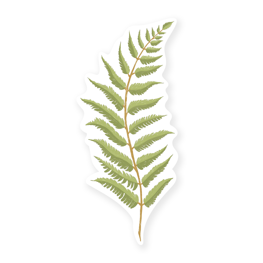 Iko Iko Cut Out Bookmark - Fern