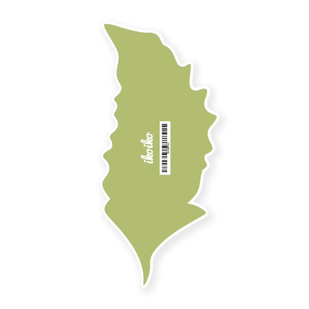 Iko Iko Cut Out Bookmark - Fern