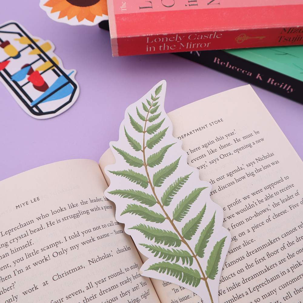 Iko Iko Cut Out Bookmark - Fern