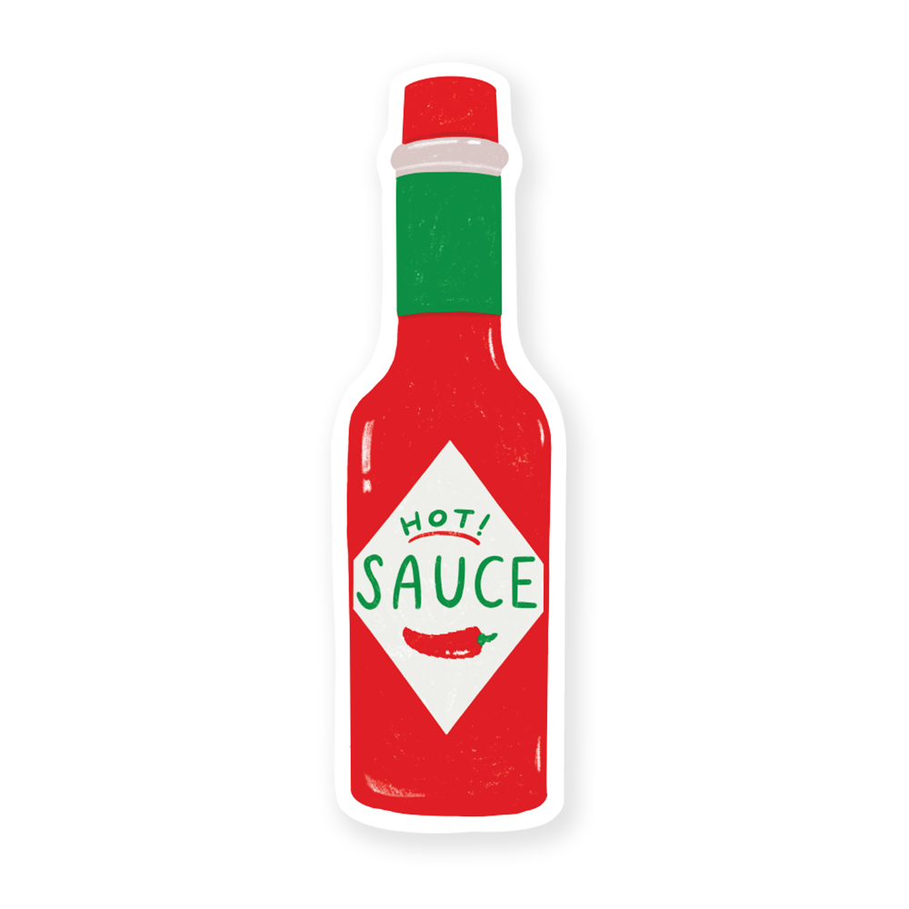 Iko Iko Cut Out Bookmark - Hot Sauce