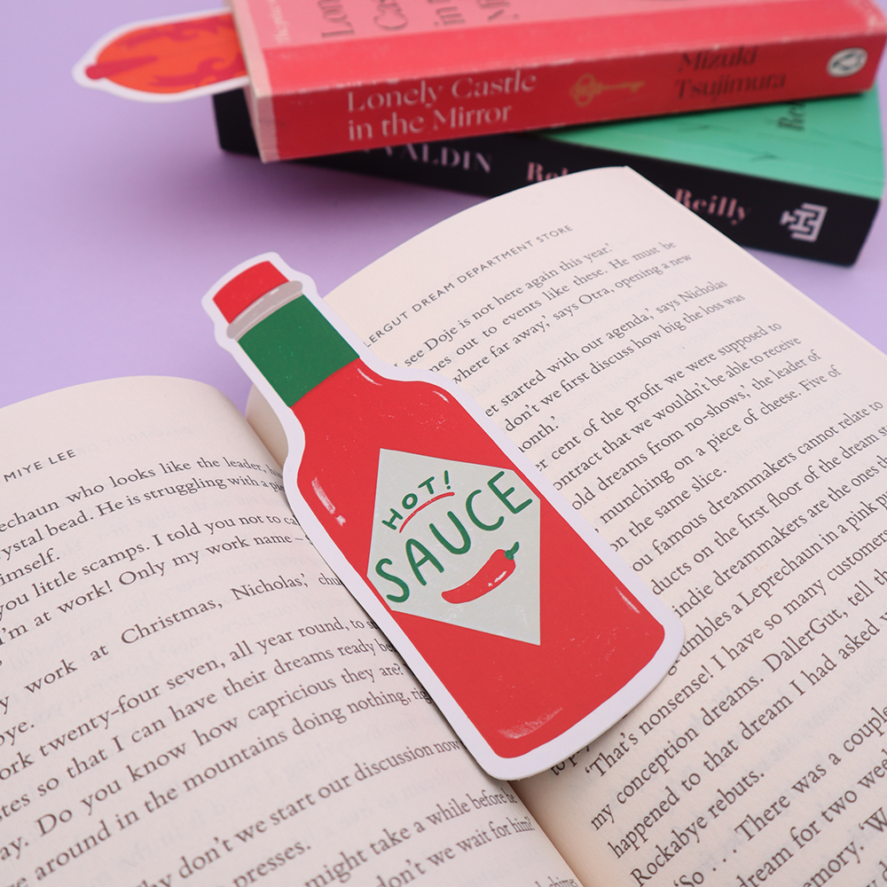 Iko Iko Cut Out Bookmark - Hot Sauce