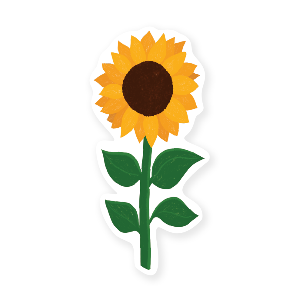 Iko Iko Cut Out Bookmark - Sunflower