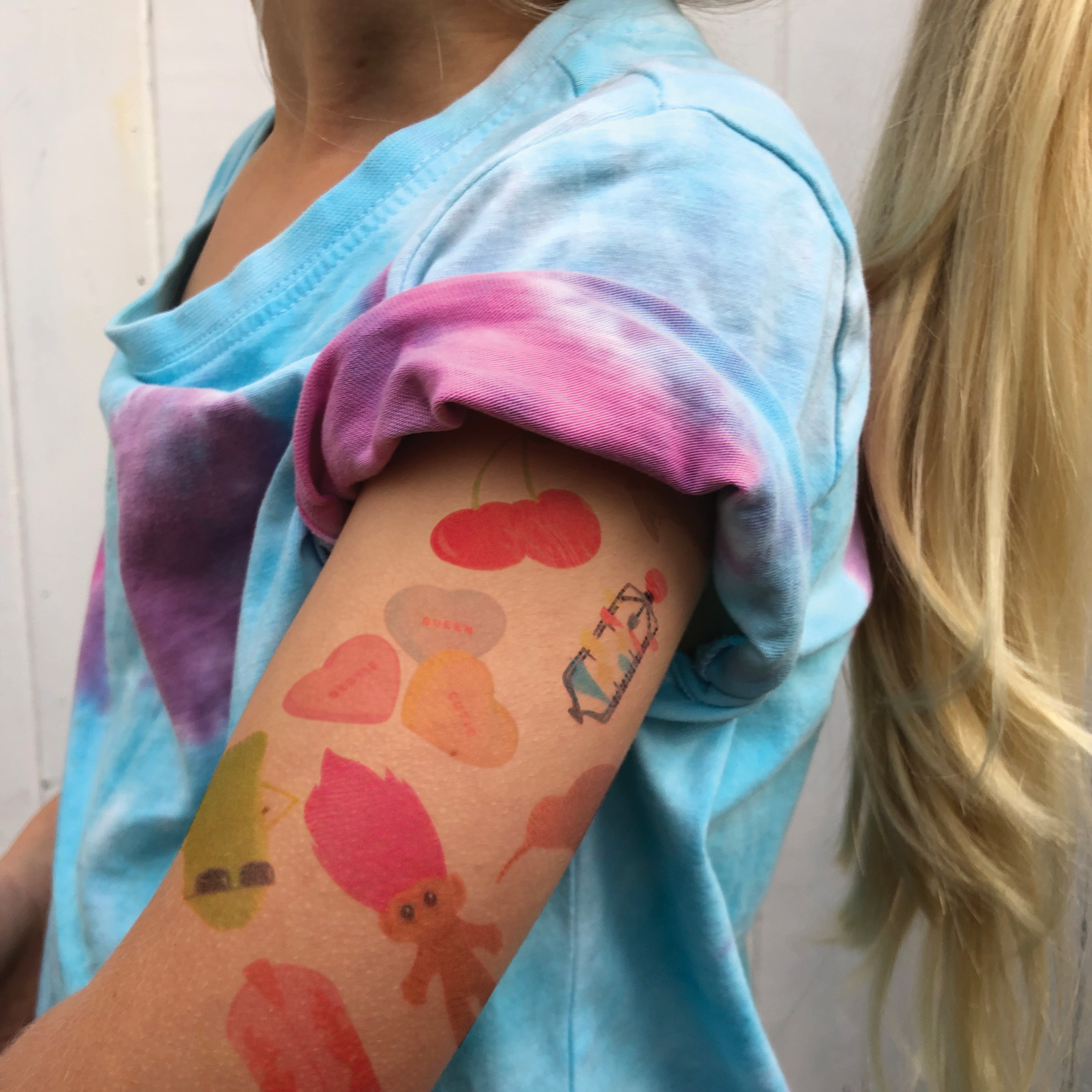 Fake Tattoo - Candy Hearts