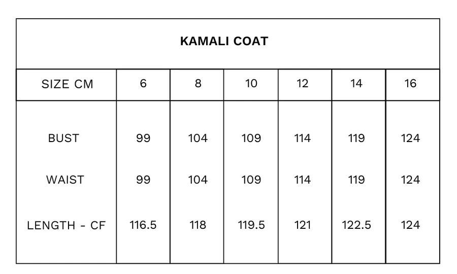 Kamali Coat - Rainforest Check