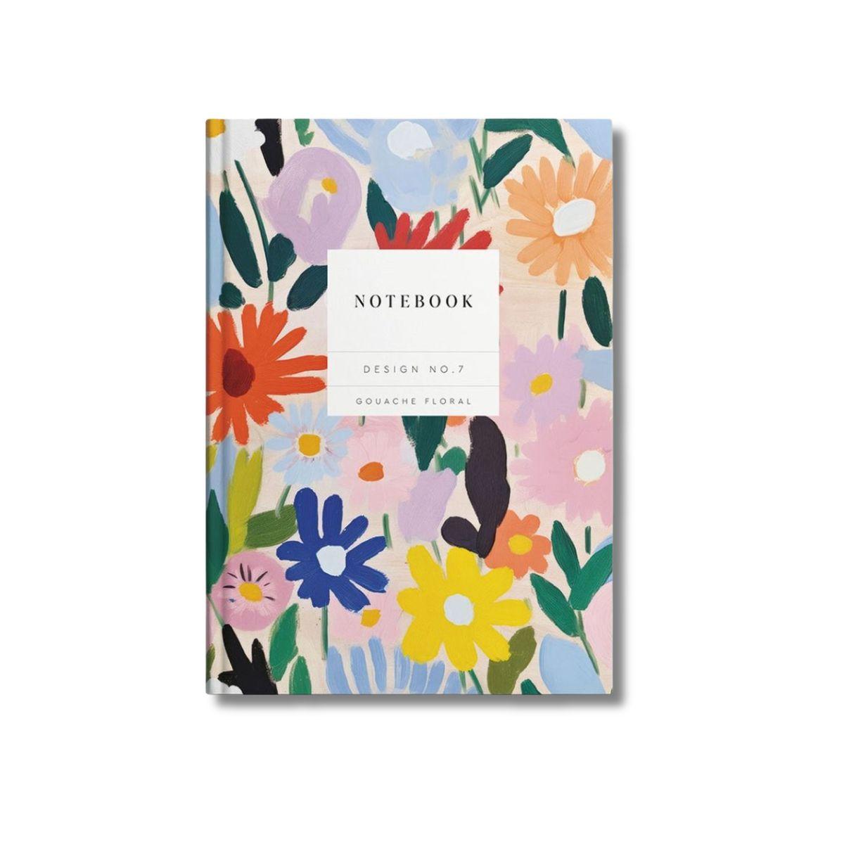 Kaleido A5 Premium Soft Cover Notebook - Gouache Floral