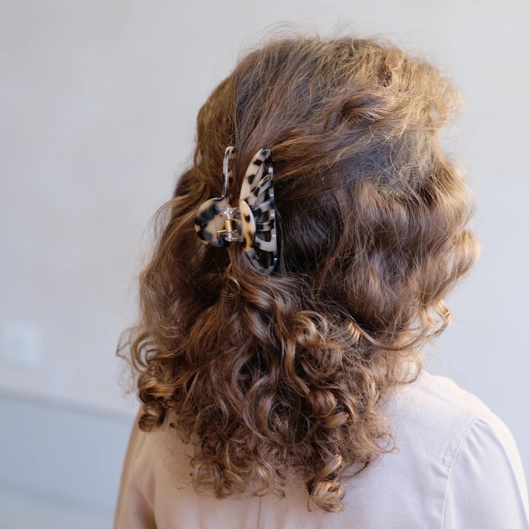 Large Hair Grip - Leopard