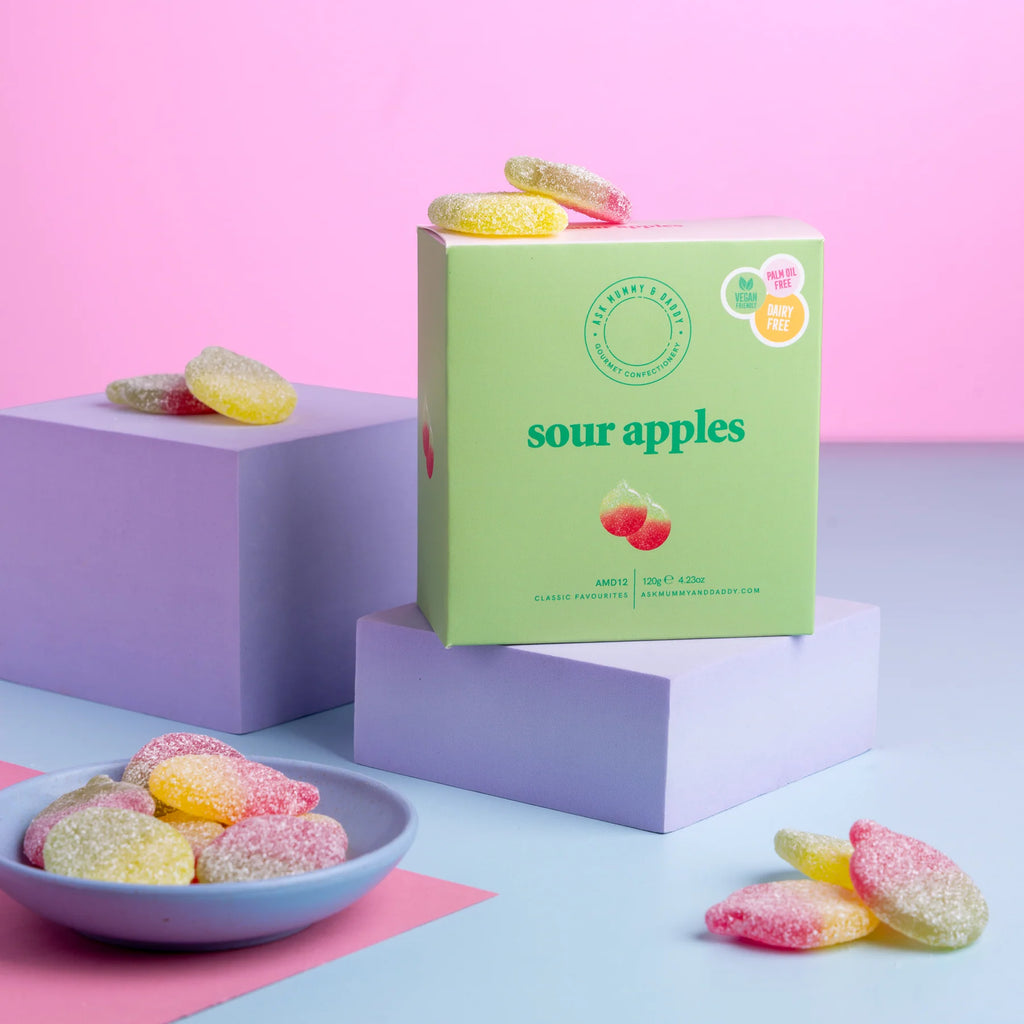 Vegan Gummy Candy Gift Box - Sour Apples