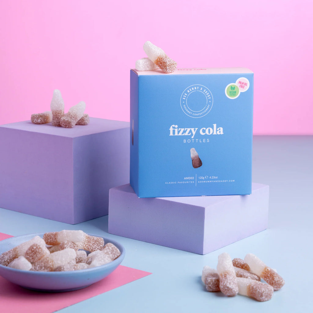 Vegan Gummy Candy Gift Box - Fizzy Cola Bottles