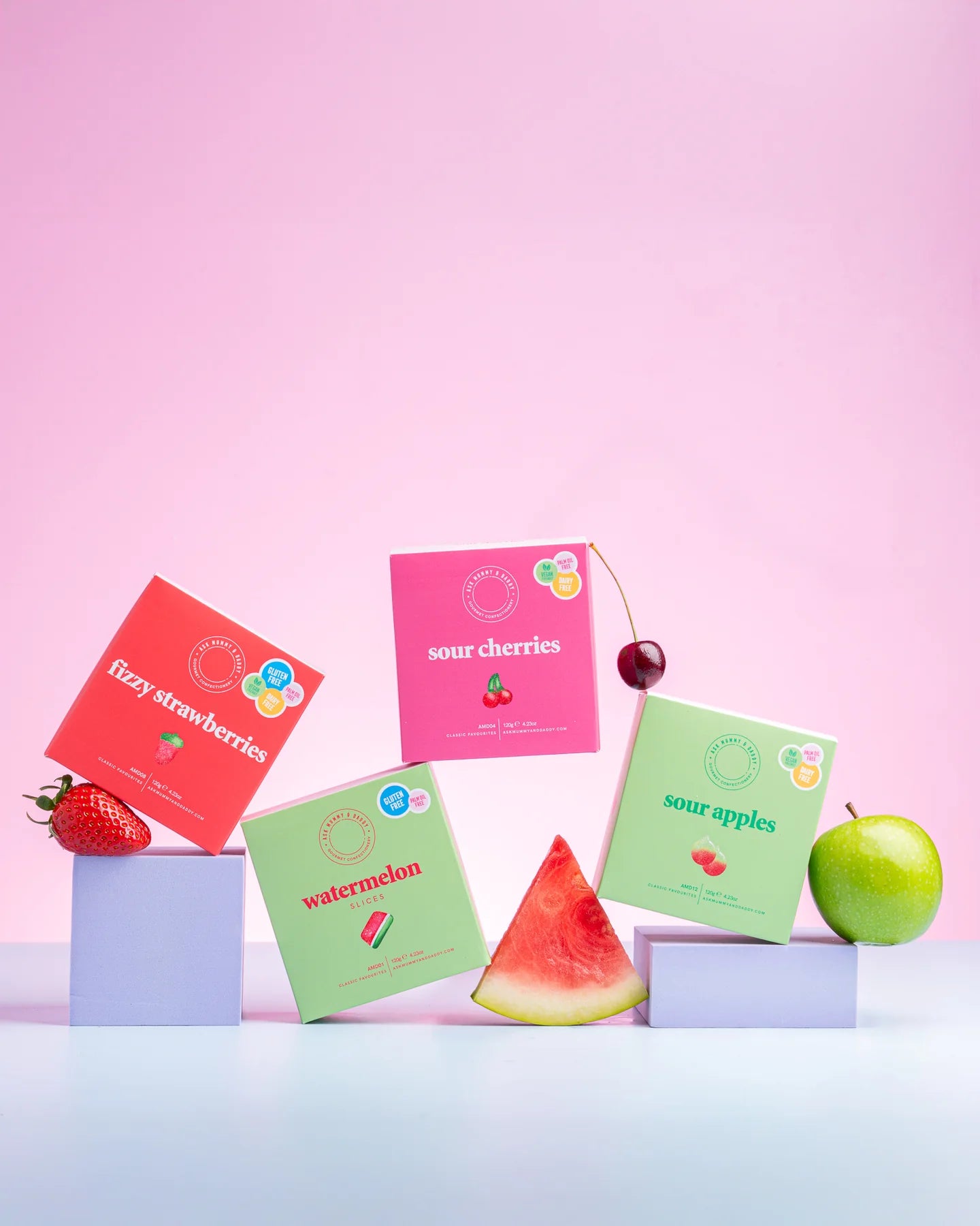 Vegan Gummy Candy Gift Box - Sour Apples