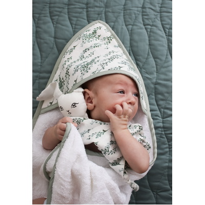 Baby Hooded Towel - String of Pearls