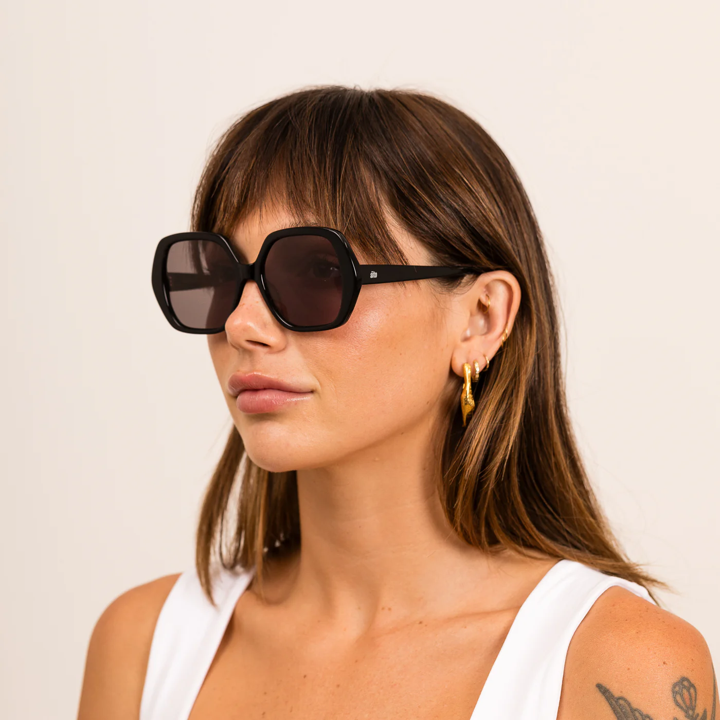 Lucca Sunglasses - Black/Grey