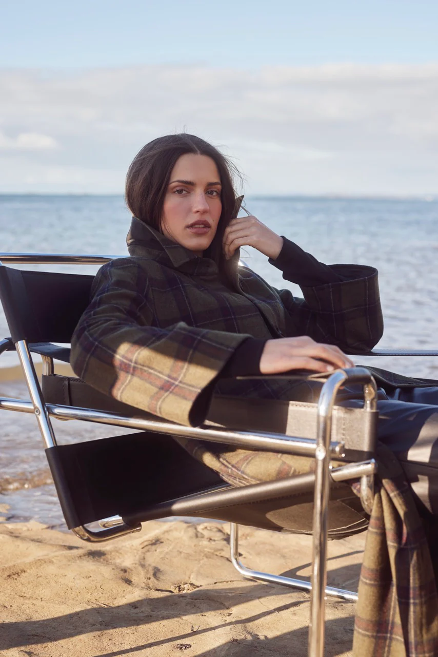Kamali Coat - Rainforest Check