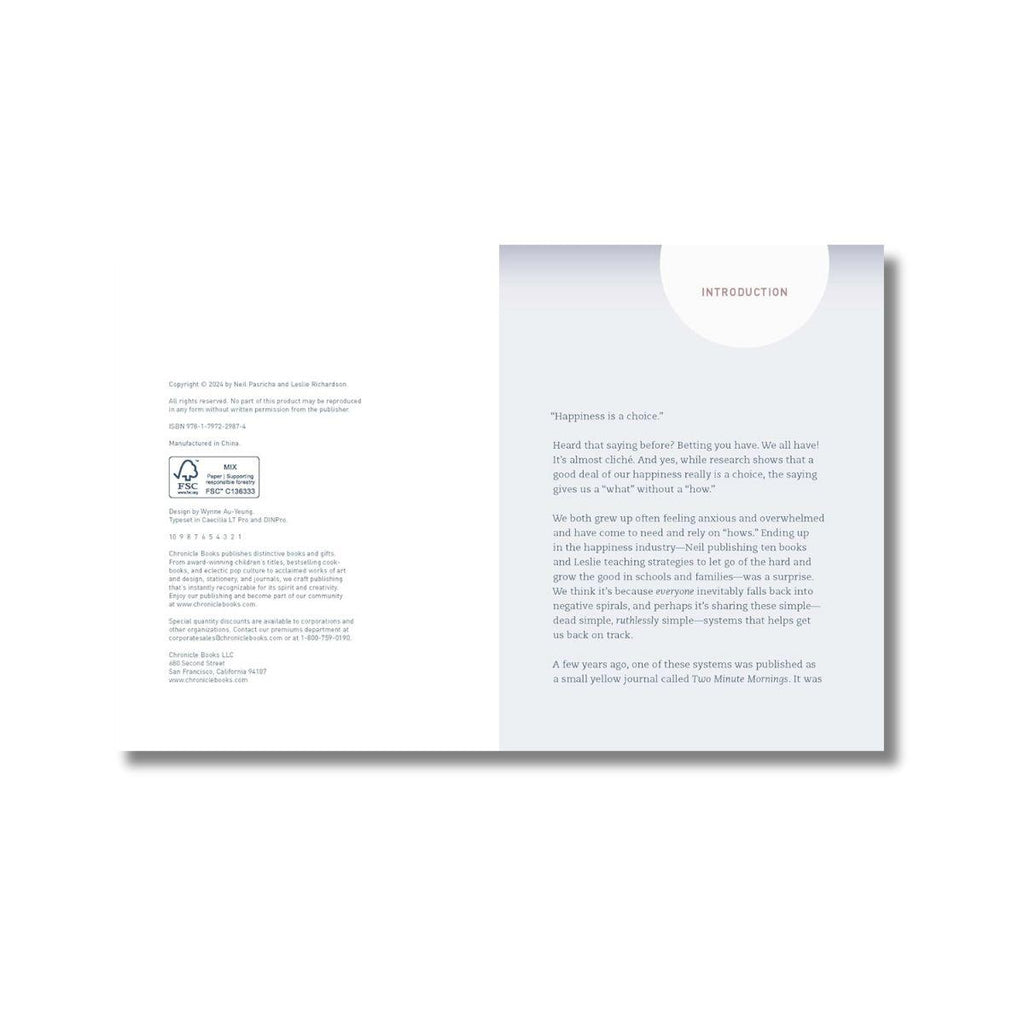 Two Minute Evenings: A Journal to Wind Down Your Day with Intention