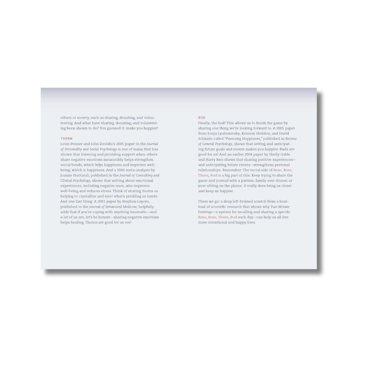 Two Minute Evenings: A Journal to Wind Down Your Day with Intention