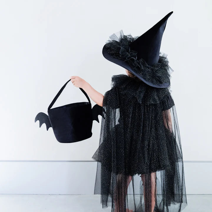 Batty Trick or Treat Bag - Black