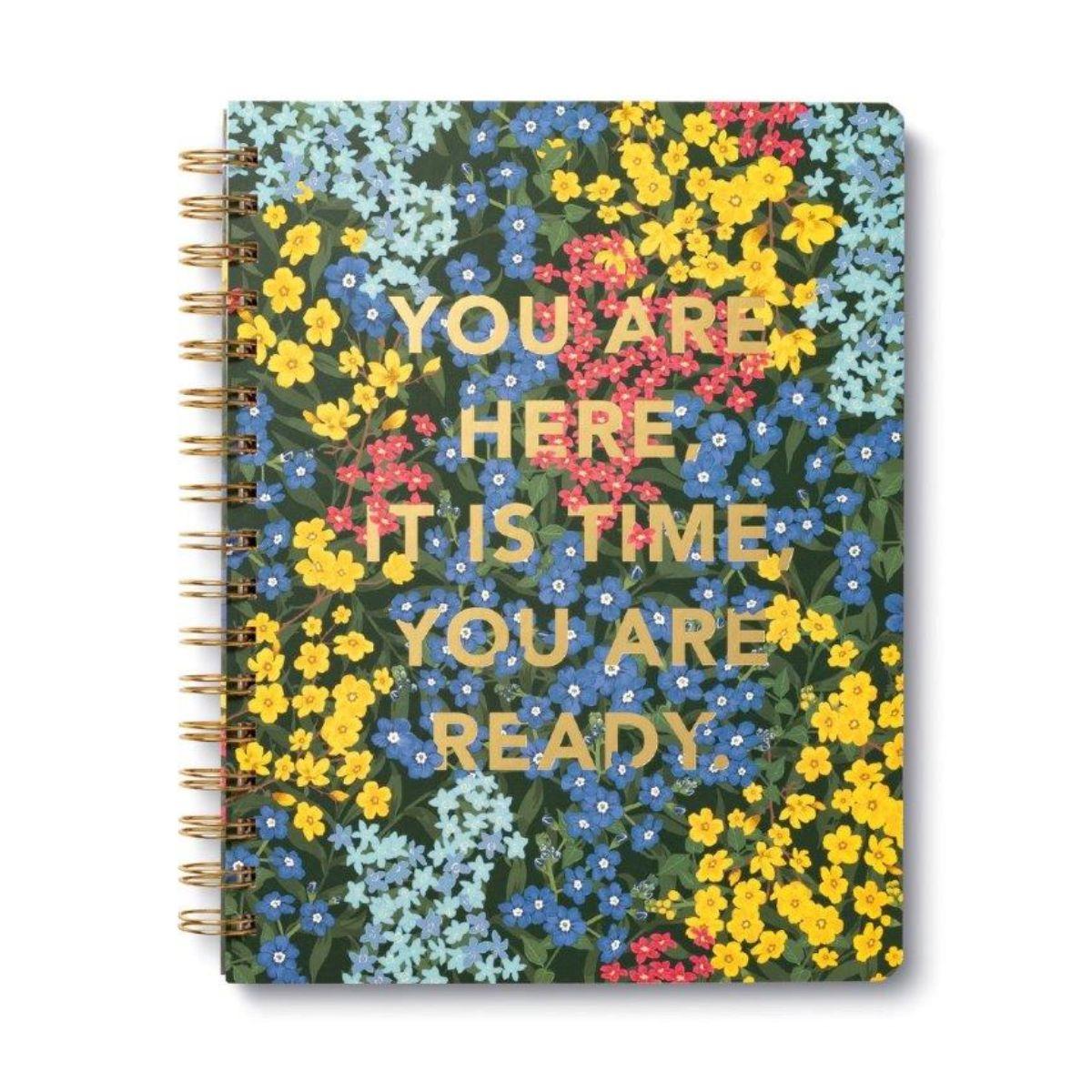 Wire Bound Lined Notebook/Journal - You Are Here