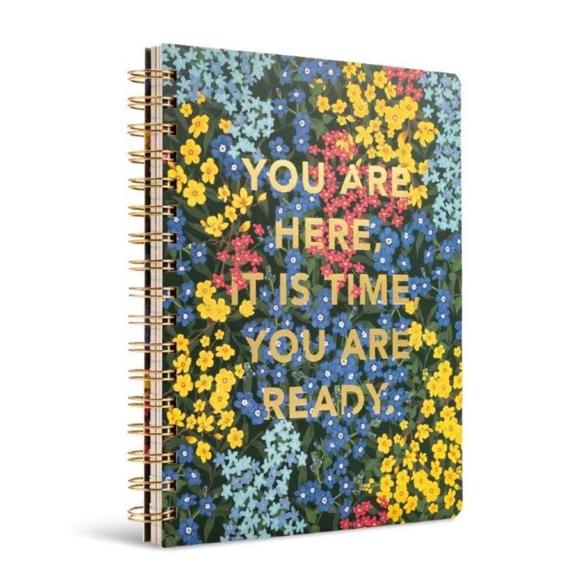 Wire Bound Lined Notebook/Journal - You Are Here