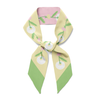 Neckscarf with dandelion design on a white background