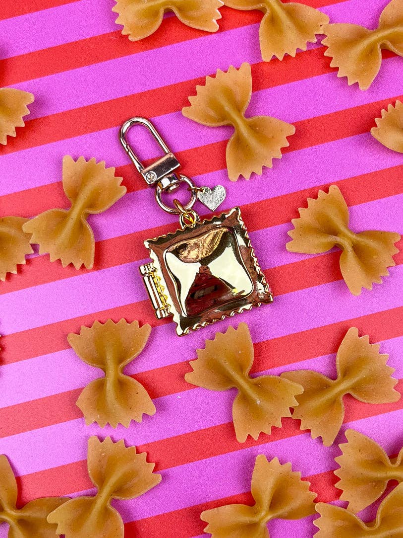 Keyring / Bag Charm - Ravioli Locket