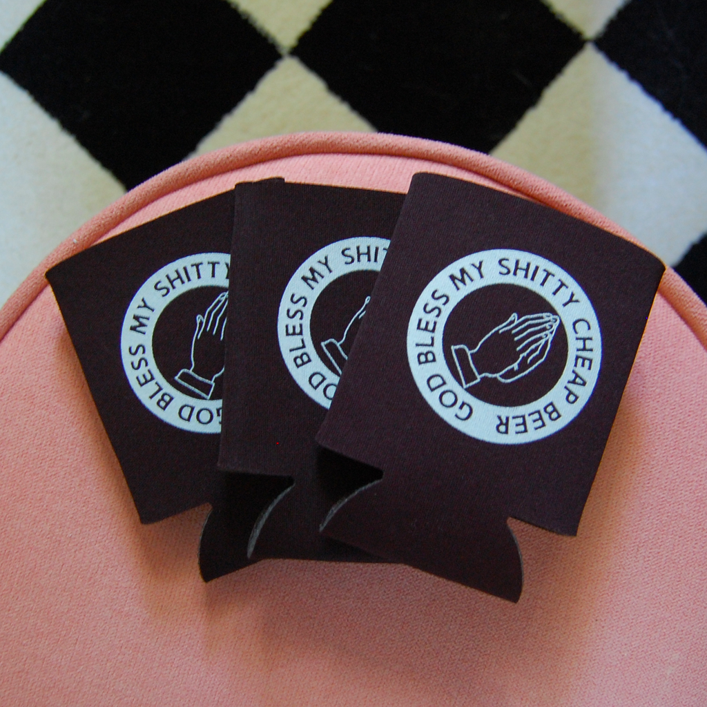 Beer/Drink Can Koozie - God Bless