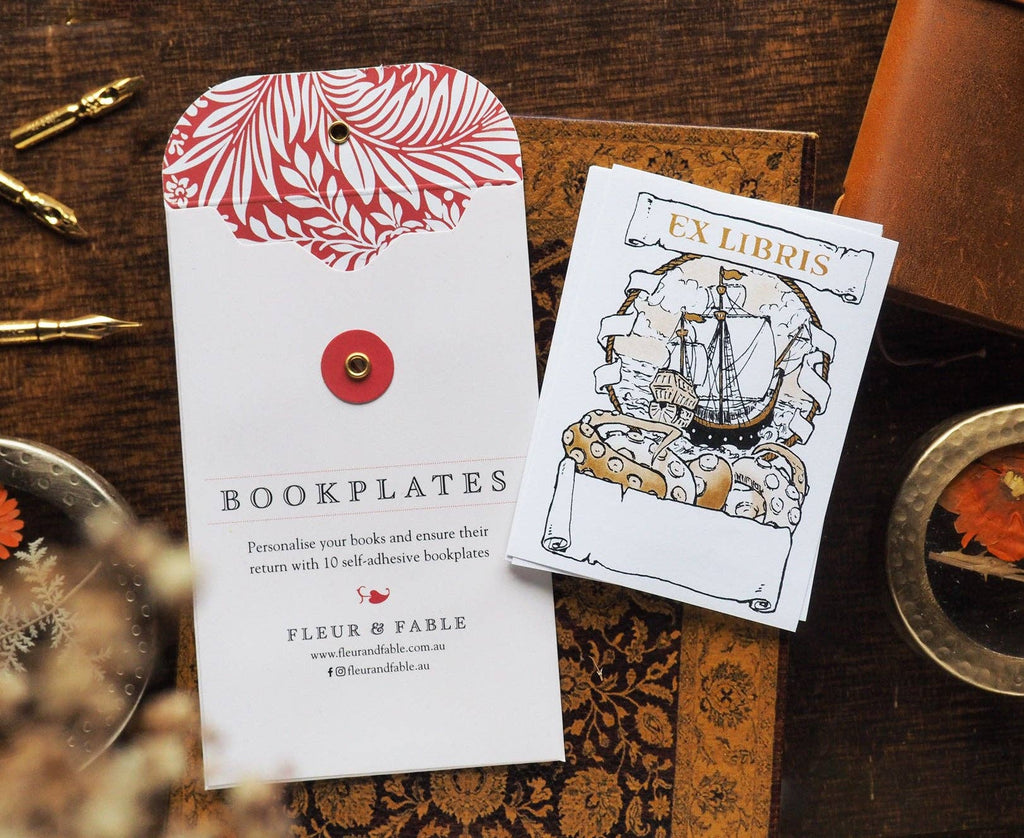 Bookplates 10 pack - Crossing the Seas
