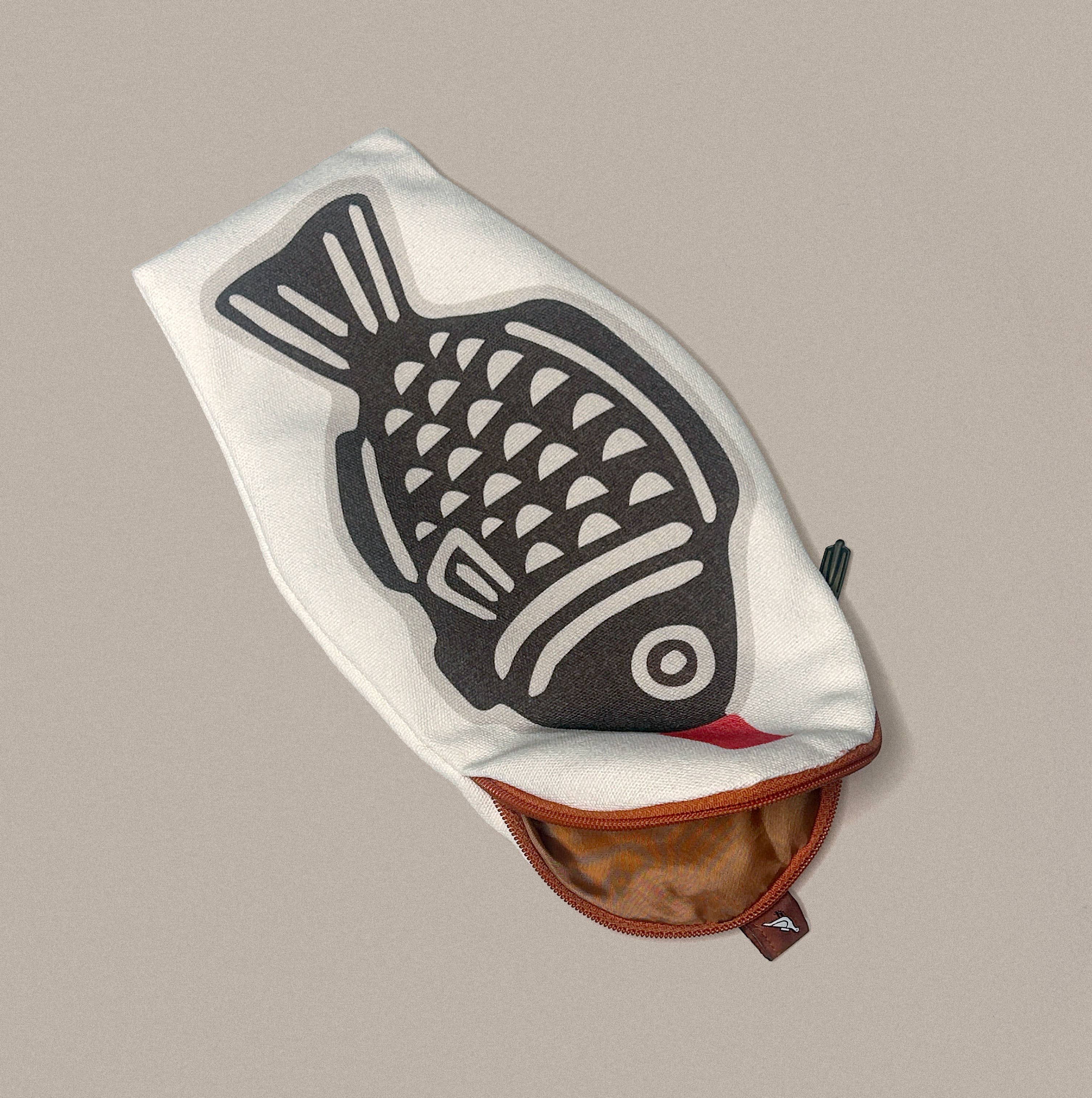Canvas Pouch/Pencil Case - Soy Fish