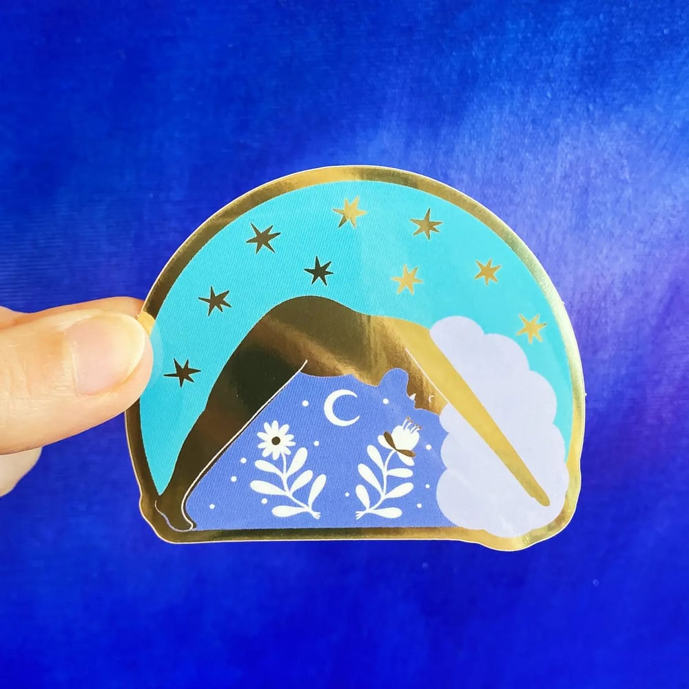 Metallic Sticker - Sky Goddess
