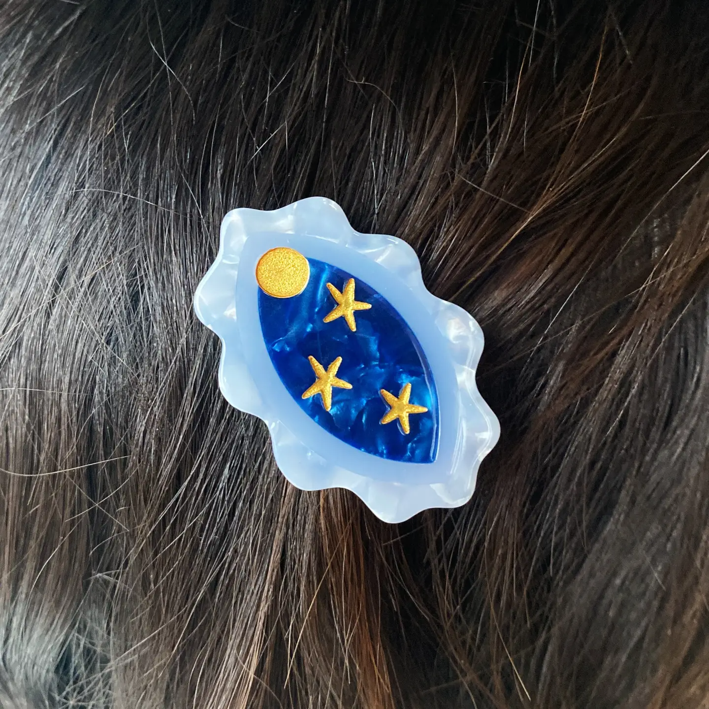 Hair Clip - Cosmic Vulva