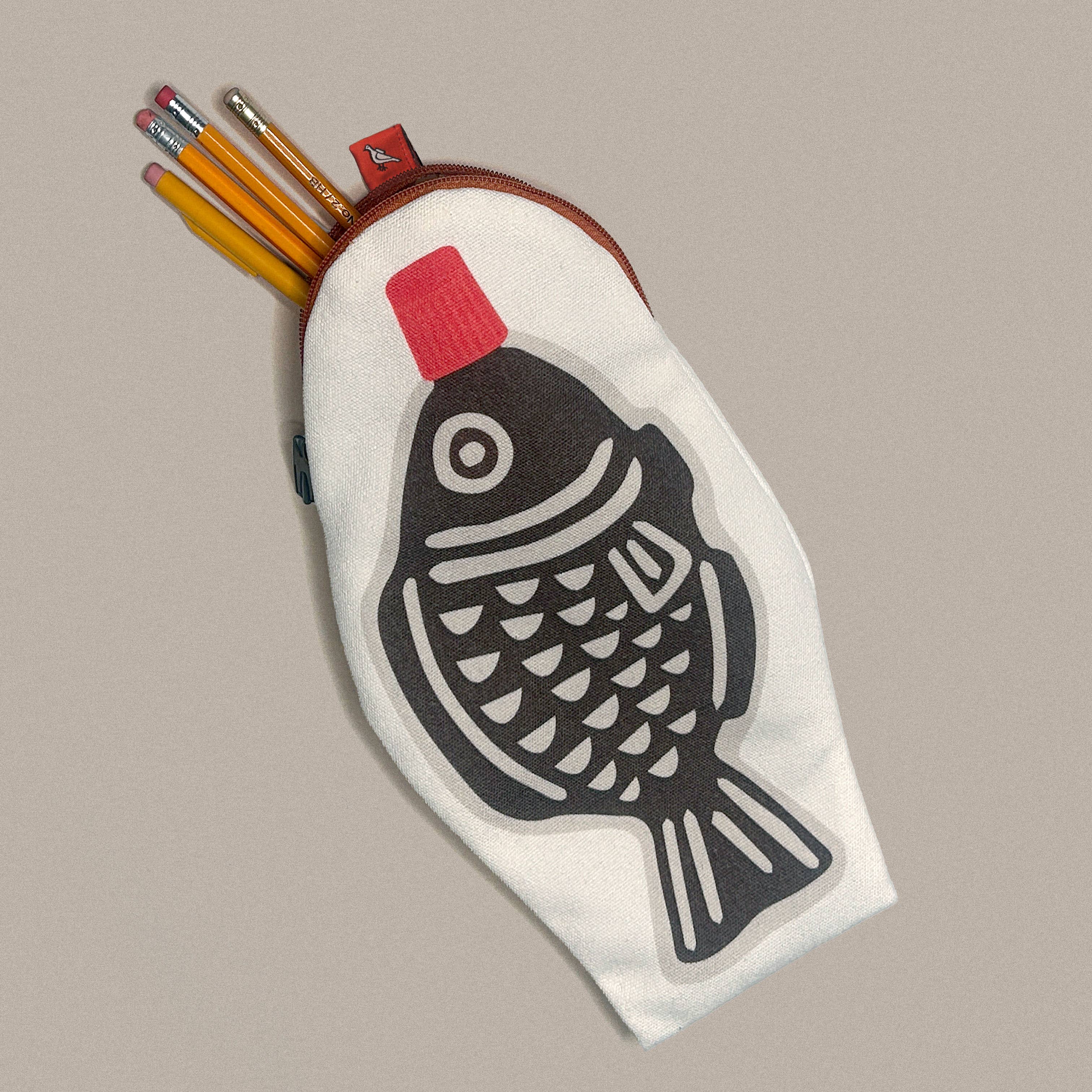 Canvas Pouch/Pencil Case - Soy Fish