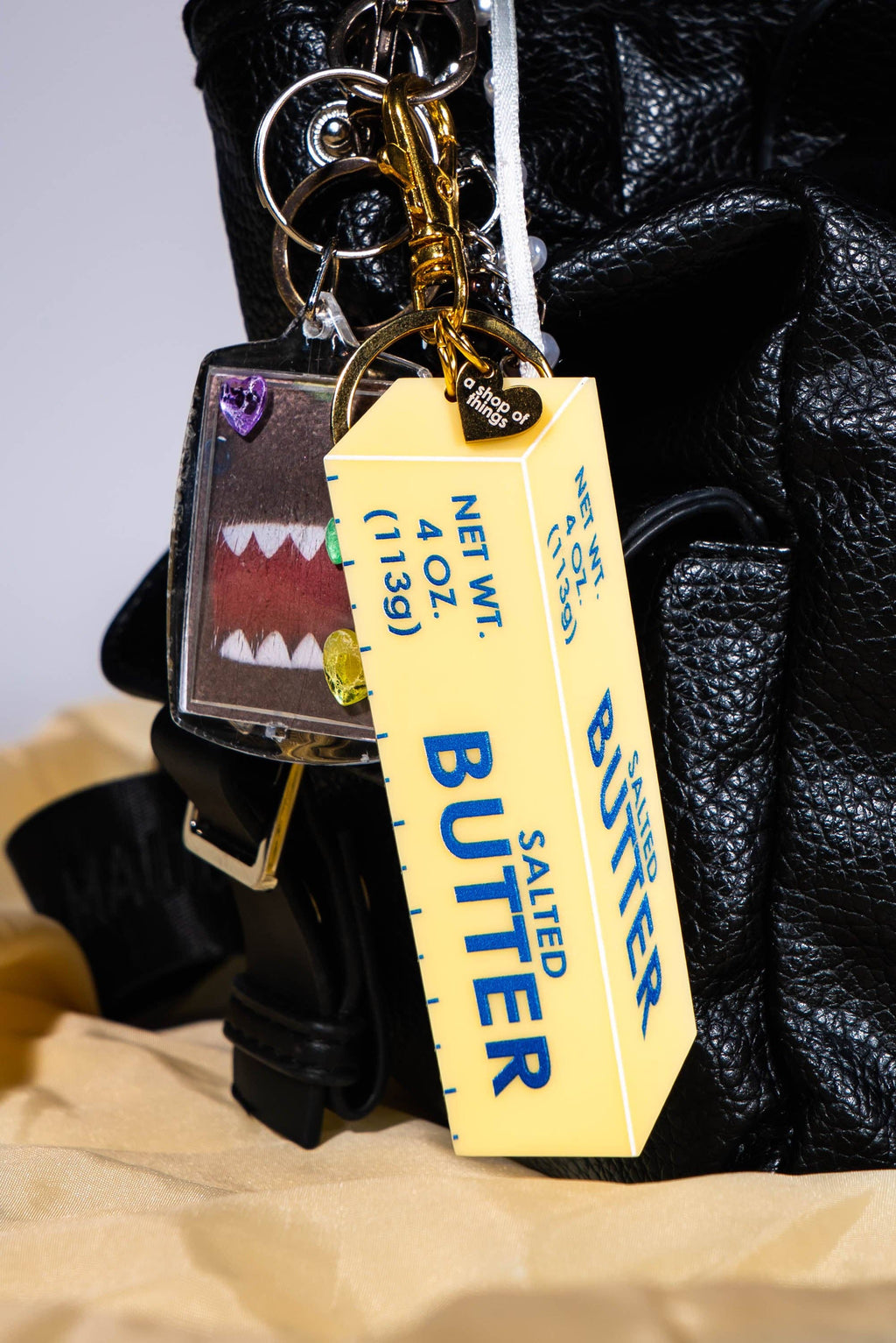 Keyring / Bag Charm - Butter