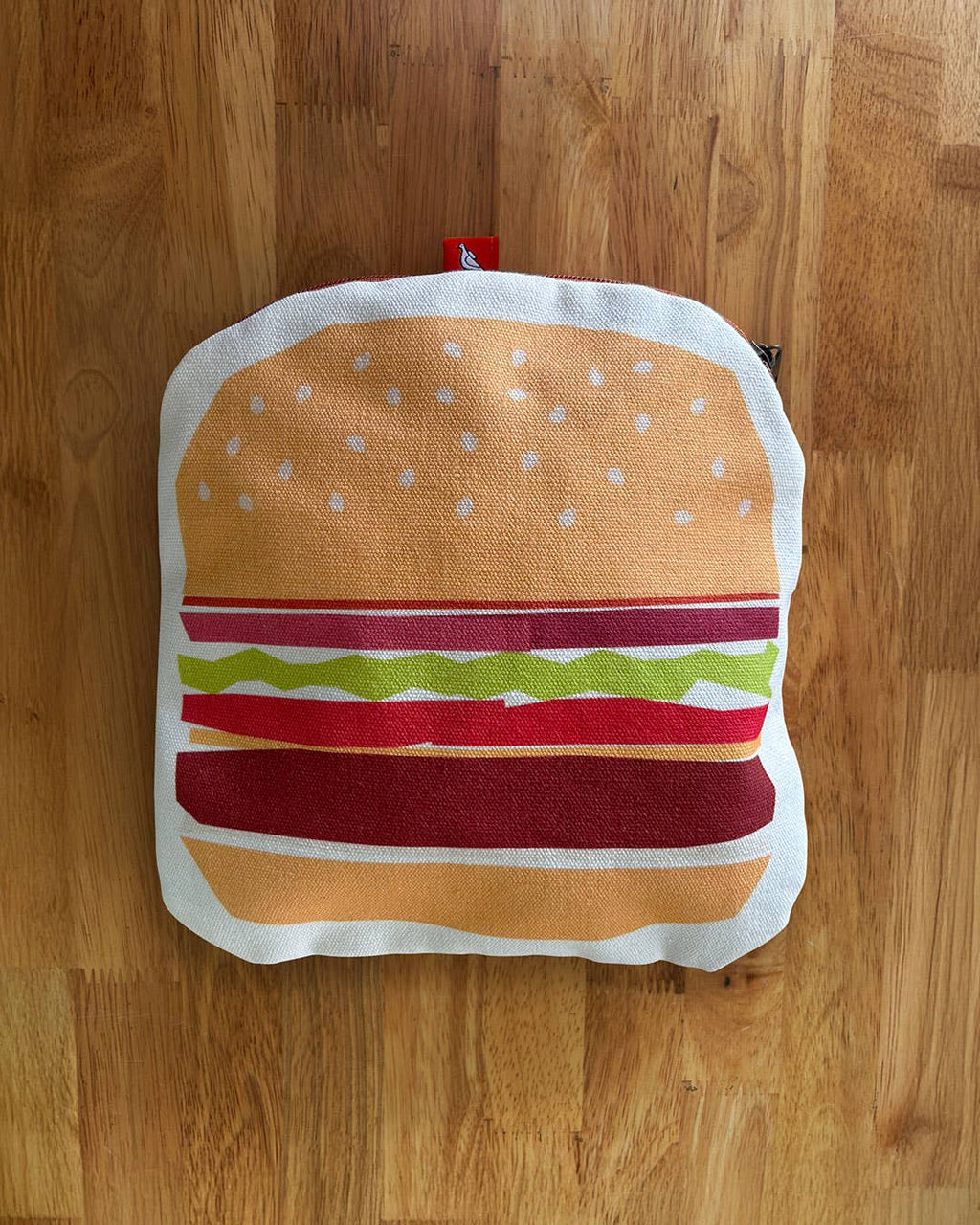 Canvas Pouch/Pencil Case - Hamburger