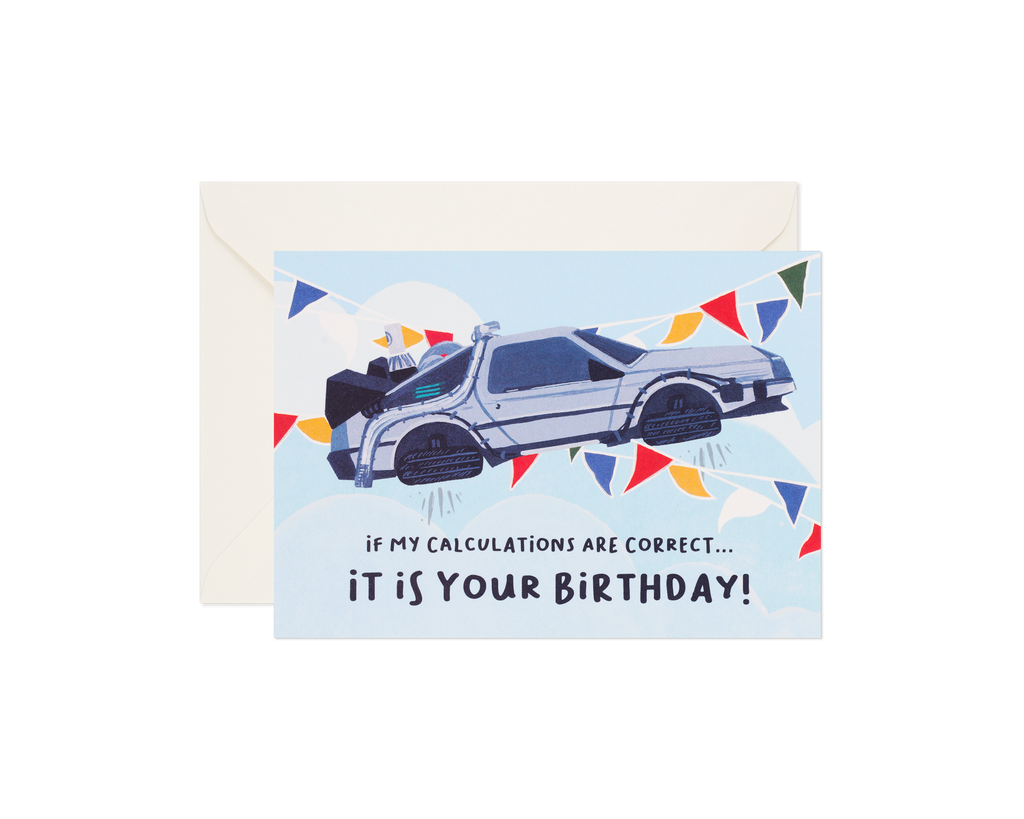 Birthday Card - Back From The Future