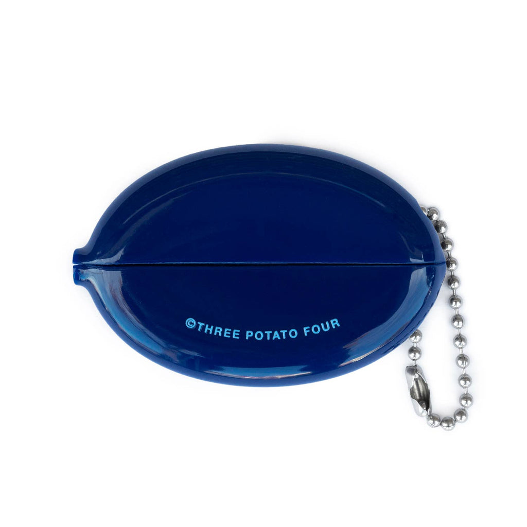 Coin Keyring Pouch - Thrifting Money (Navy)