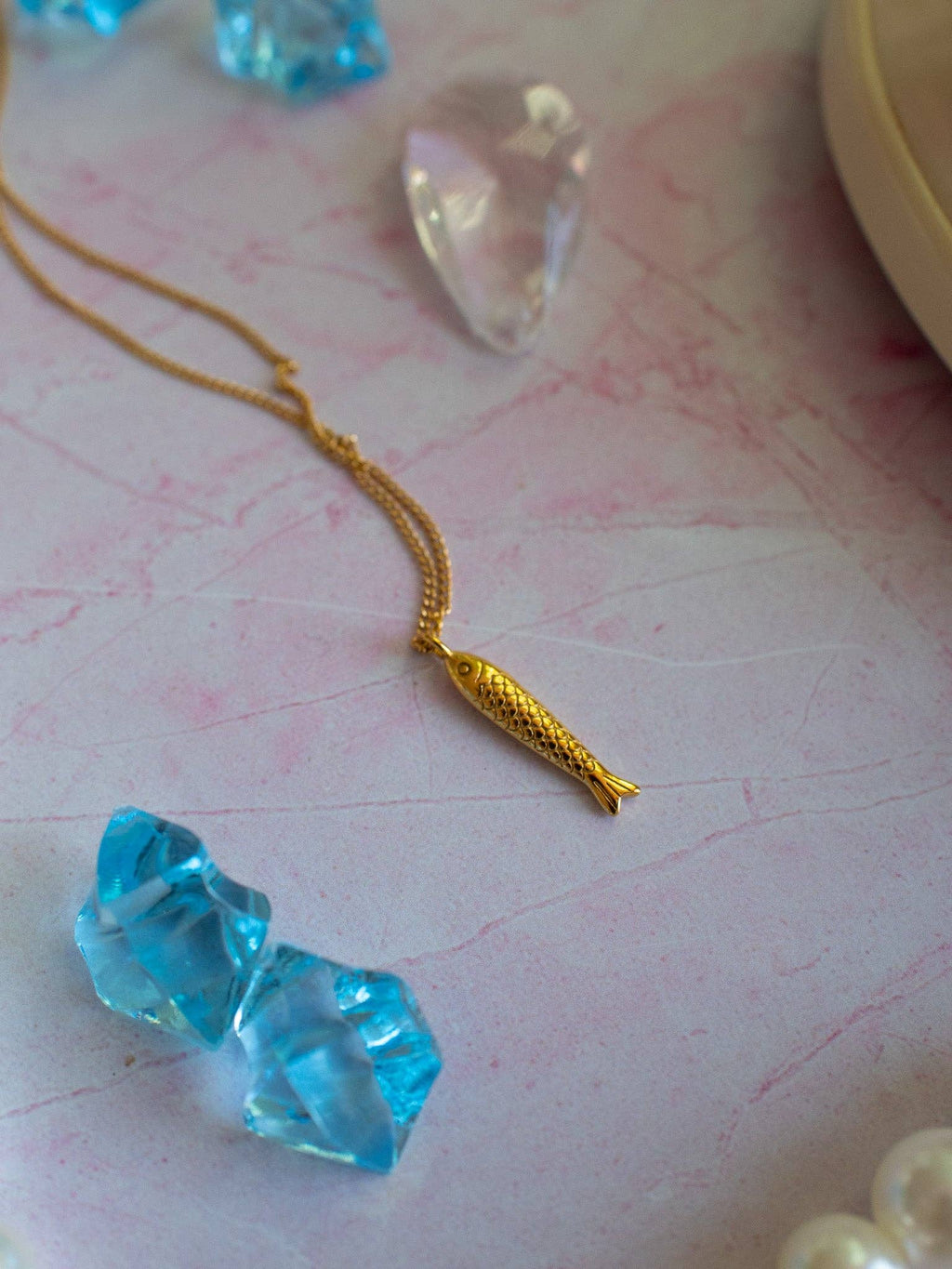 Fish Necklace - Gold