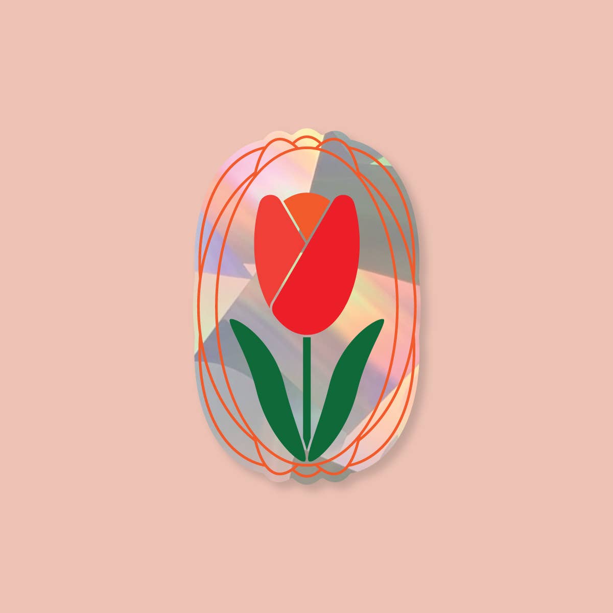 Window Suncatcher Decal - Tulip