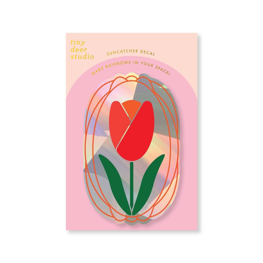 Window Suncatcher Decal - Tulip